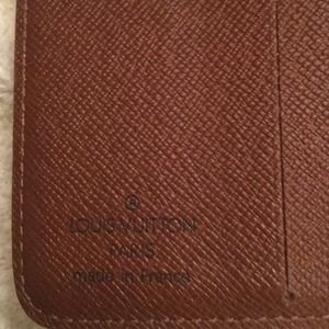 Authentic LV Monogram Ebene compact zip wallet