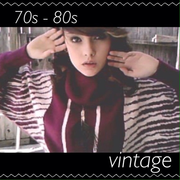 Vintage Tops - 80s vintage dolman VTG  cashmere turtleneck