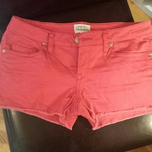 Hot pink shorts