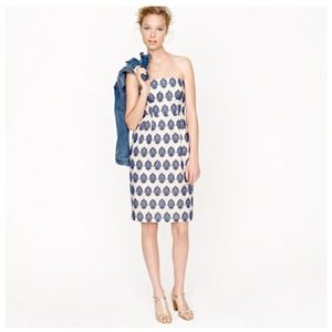 J Crew Filigree Embroidered Beach Dress