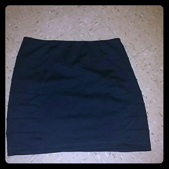 Navy blue skirt