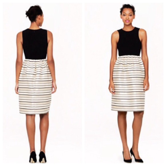 J.Crew GOLD-STRIPE DRESS - Picture 7 of 7