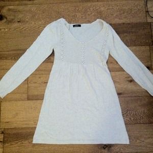 White long sleeve pearl dress!