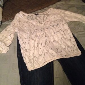 Trading for black lace tulle