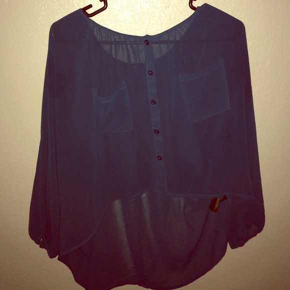 Teal blouse