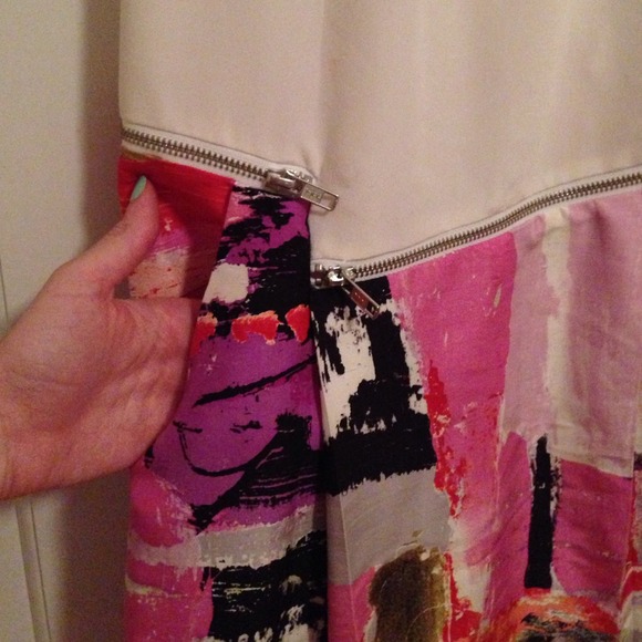 ⬇️REDUCED Silk Ali Ro tank dress with zippers - Picture 4 of 4