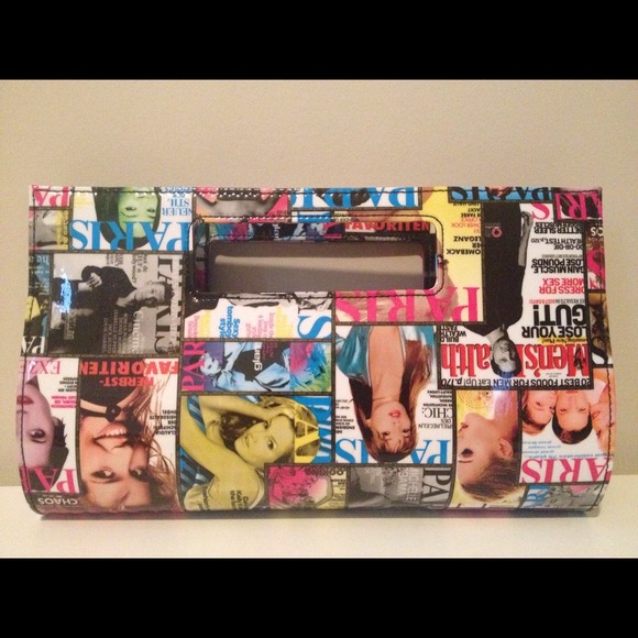 Magazine clutch purse
