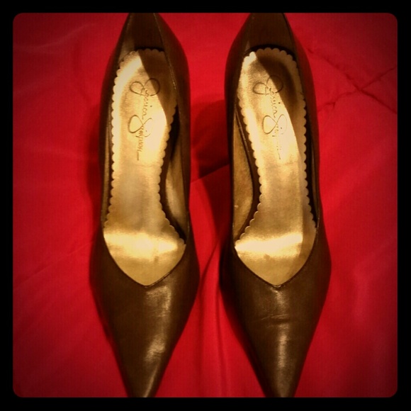 Brown Jessica Simpson heels