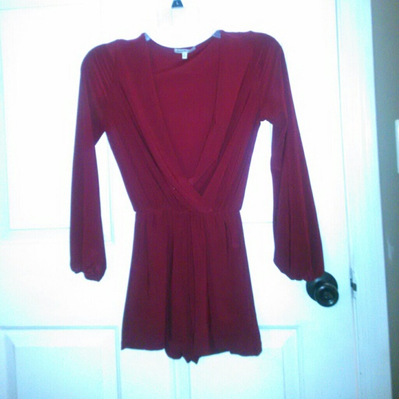 Maroon romper
