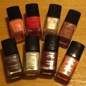 Bundled CoverGirl Nail Polish & Classic Coach Tote