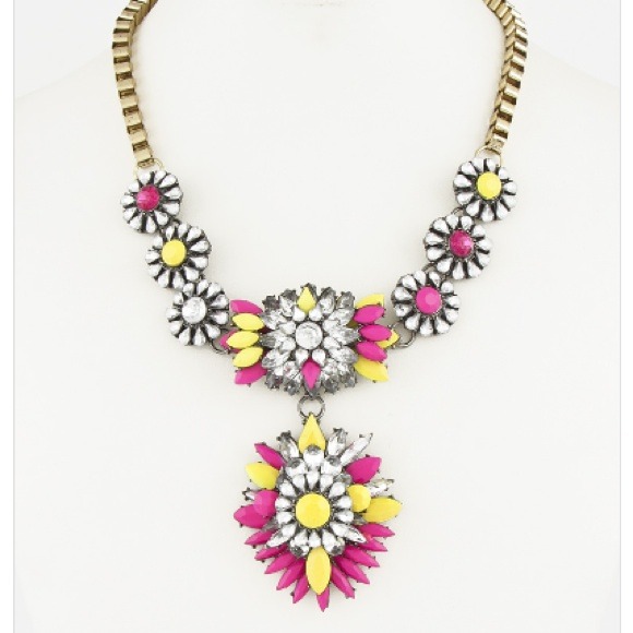 Eyecatching Neon Statement Necklace