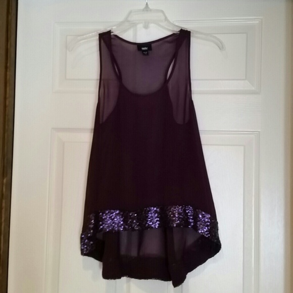 NWOT High-low sheer tank