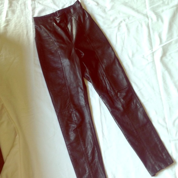 North Beach Leather Pants