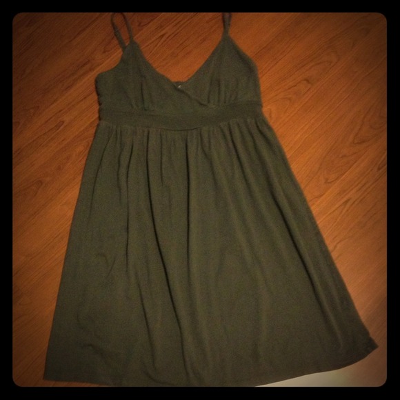 Old Navy Gray spaghetti strap dress