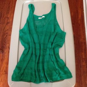 Green Tank Sweater