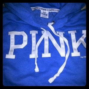 Blue vs pink hoodie