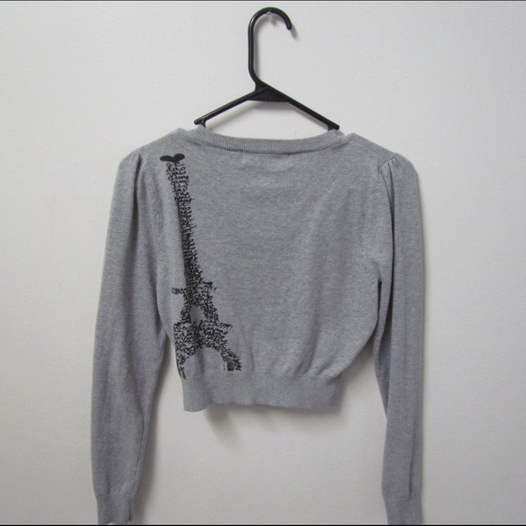 Eiffel Tower Cardigan - Picture 2 of 2