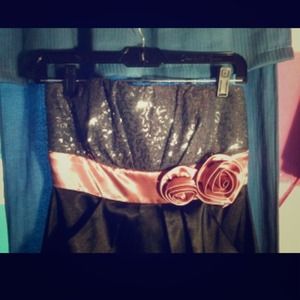 Beautiful black and rose party dress