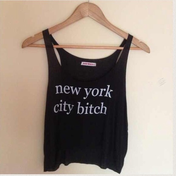 NYC Bitch Crop Top