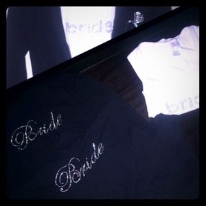 "Bride" Bling Sweater & Yoga Pant w/ Bling Tee