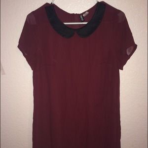 H&M Peter Pan Collared Dress Size 8