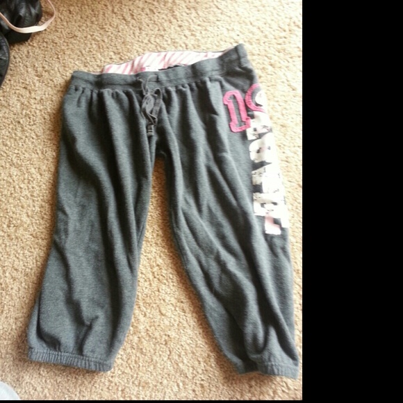 Gray capri sweats