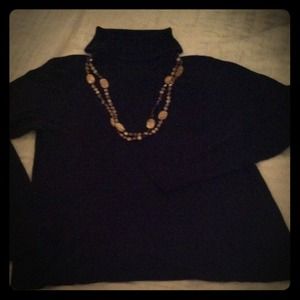 StudioWorks Black Turtleneck Sweater
