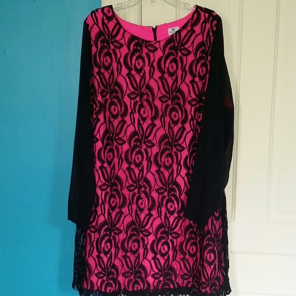 Hot Pink Flirty Dress