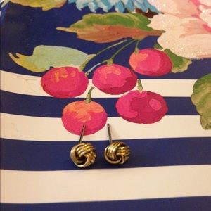 Vintage gold earrings