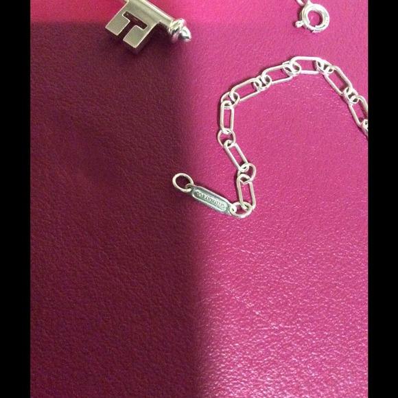 Sold....Tiffany Blossom Key SS w Diamond. Retired. - Picture 4 of 4