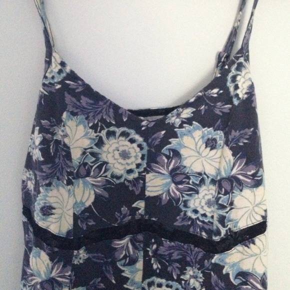 FREE PEOPLE Floral Slip Dress- Small - Picture 4 of 4
