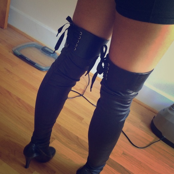 Victoria's Secret Thigh High Boots