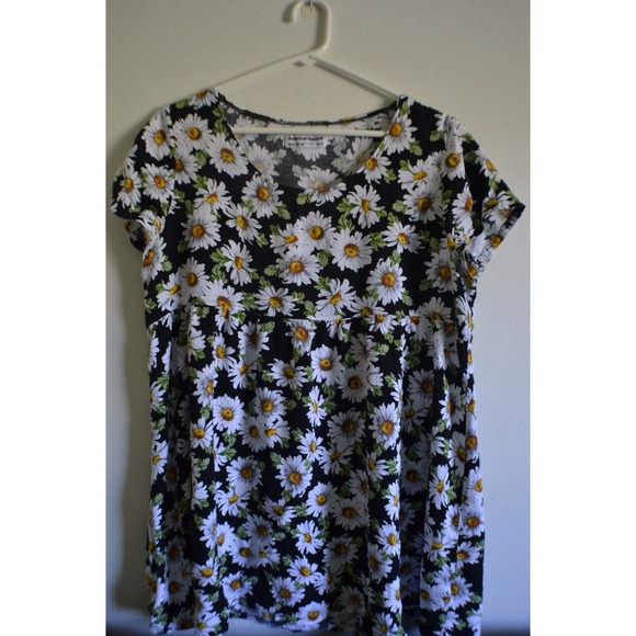 American Apparel Floral Babydoll dress