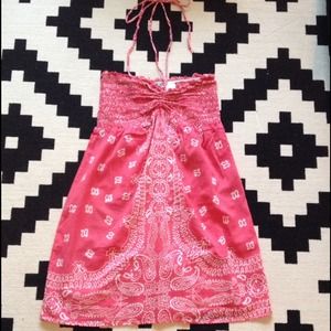 Bandana print halter top from Francesca's