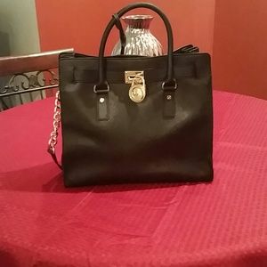 *Authentic* Michael Kors Black Large Hamilton Tote