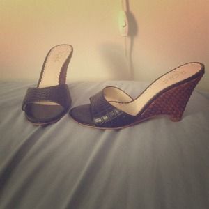 RARE BCBG Wedges