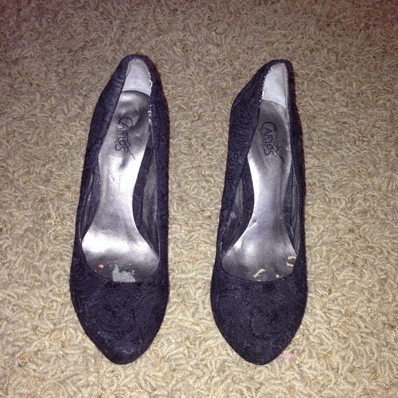 Carlos black lace heels - Picture 2 of 3