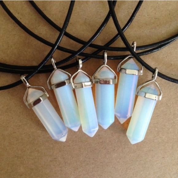 90's clear colorful crystal choker