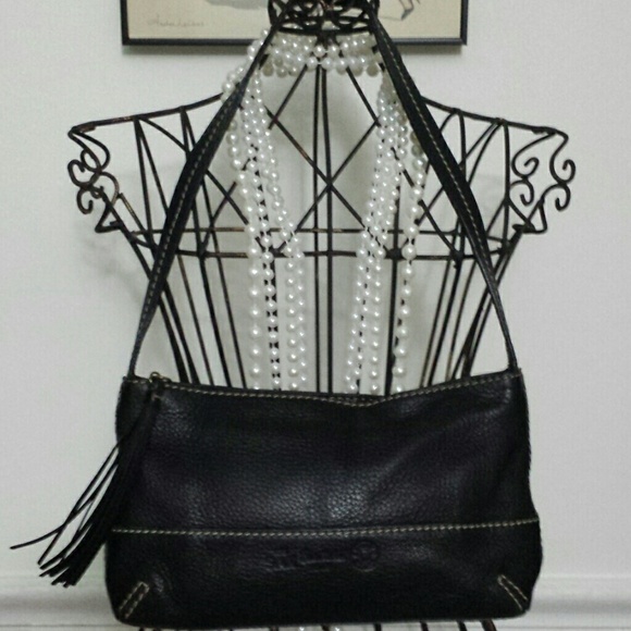 Small Black Leather Purse