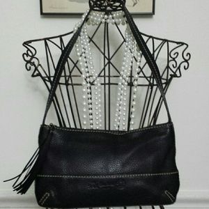 Small Black Leather Purse