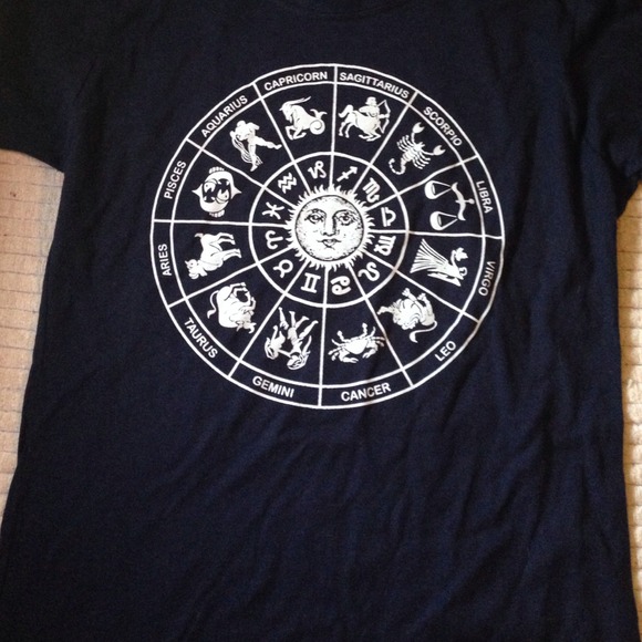 Navy horoscope tshirt