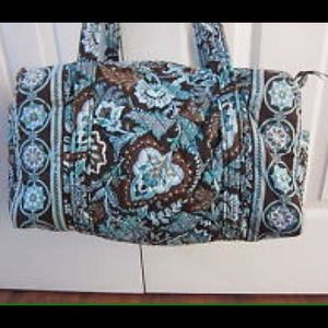 Vera Bradley Java Blue small duffle bag