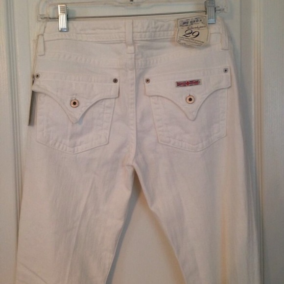 SOLD Hudson skinny jeans - white - sz 29