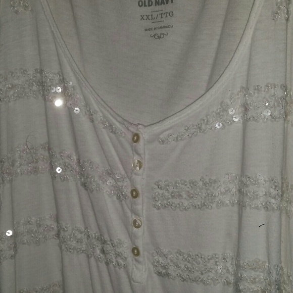 White Sparkle Tank