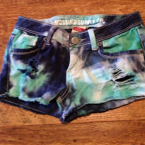 Tie dye shorts
