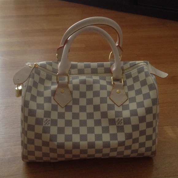 Louis Vuitton Inspired Damier Azure Speedy 30