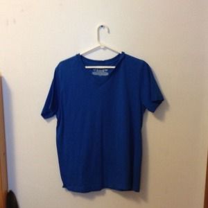 Plain blue t
