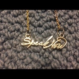 Taylor Swift 'Speak Now' necklace