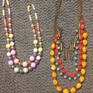 Colorful necklaces