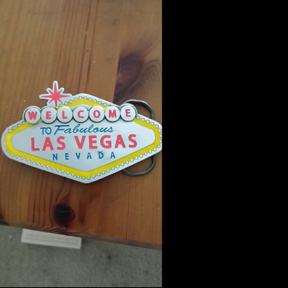 Vegas belt buckle